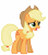 Size: 5895x6750 | Tagged: safe, artist:estories, derpibooru import, applejack, earth pony, pony, absurd resolution, hat, simple background, solo, transparent background, vector