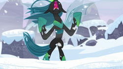 Size: 1920x1080 | Tagged: safe, derpibooru import, screencap, queen chrysalis, changeling, changeling queen, the ending of the end, solo