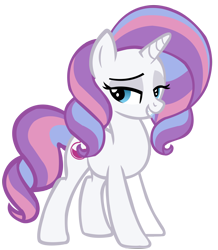 Size: 9252x10586 | Tagged: safe, artist:goldenheart4, derpibooru import, potion nova, pony, unicorn, my little pony: pony life, absurd resolution, bedroom eyes, eyeshadow, female, grin, makeup, mare, simple background, smiling, solo, transparent background