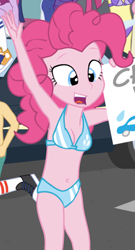 Size: 840x1551 | Tagged: safe, artist:dm29, derpibooru import, flash sentry, sci-twi, sour sweet, twilight sparkle, equestria girls, adorasexy, armpits, belly button, bikini, clothes, cute, female, open mouth, sexy, solo focus, swimsuit