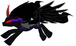 Size: 1024x619 | Tagged: safe, artist:frownfactory, artist:venjix5, derpibooru import, king sombra, pony of shadows, tempest shadow, alicorn, pony, unicorn, alicornified, armor, blank eyes, colored horn, corrupted, curved horn, disembodied horn, eye scar, female, flying, fusion, glowing scar, horn, mare, oh no, possessed, race swap, red eyes, running, scar, simple background, solo, sombra eyes, sombra's horn, spread wings, tempest gets her horn back, tempest gets her wings, tempest gets her wings back, tempest gets wings, tempest with sombra's horn, tempesticorn, transparent background, well shit, wings, xk-class end-of-the-world scenario