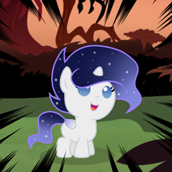 Size: 768x768 | Tagged: safe, artist:stellamoonshine, derpibooru import, oc, oc:daydream, alicorn, pony, baby, baby pony, solo