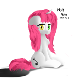 Size: 2480x2480 | Tagged: safe, derpibooru import, oc, oc:half note, unicorn, horn, unicorn oc