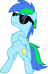 Size: 1237x1887 | Tagged: safe, artist:earth_pony_colds, derpibooru import, oc, oc only, oc:morning blast, pegasus, show accurate, simple background, solo, sunglasses, transparent background