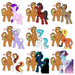 Size: 3264x3264 | Tagged: safe, artist:solardoodles, derpibooru import, oc, earth pony, hippogriff, kirin, pegasus, pony, unicorn, bap