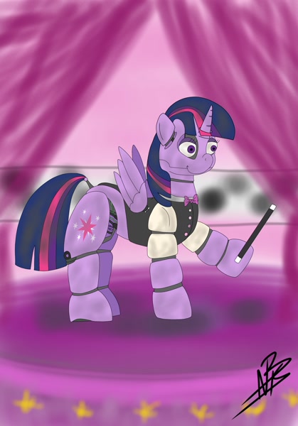 2685045 - safe, derpibooru import, twilight sparkle, twilight sparkle  (alicorn), alicorn, pegasus, pony, robot, robot pony, unicorn, animatronic,  animatronic pony, five nights at aj's, five nights at aj's 2, five nights at