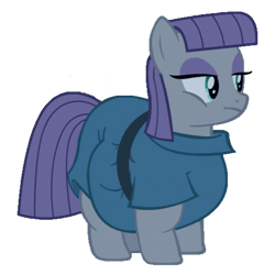 Size: 504x504 | Tagged: safe, artist:monterrang, derpibooru import, edit, edited edit, maud pie, earth pony, pony, cutout, fat, maud pudge, simple background, solo, transparent background, tumblr:ask fat maud pie