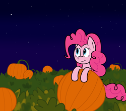 Size: 1500x1325 | Tagged: safe, artist:scraggleman, derpibooru import, pinkie pie, earth pony, pony, /mlp/, charlie brown, drawthread, great pumpkin, halloween, holiday, it's the great pumpkin charlie brown!, night, ponified, pumpkin, requested art, solo