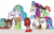 Size: 3264x2059 | Tagged: safe, artist:supahdonarudo, derpibooru import, captain celaeno, fleur-de-lis, gilda, minuette, princess celestia, queen novo, sweetie belle, tree hugger, yona, oc, oc:ironyoshi, alicorn, classical hippogriff, earth pony, griffon, hippogriff, pony, unicorn, yak, my little pony: the movie, bow, clothes, ear piercing, earring, glass, happy birthday mlp:fim, hat, hoof on chin, jewelry, mlp fim's tenth anniversary, monkey swings, parrot pirates, piercing, pirate, pirate hat, raised hoof, shirt, simple background, transparent background, wine glass