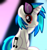 Size: 6244x6600 | Tagged: safe, artist:agkandphotomaker2000, derpibooru import, dj pon-3, vinyl scratch, pony, unicorn, cute, looking at you, red eyes, show accurate, show lights, simple background, sitting, vinyl's glasses, vinylbetes