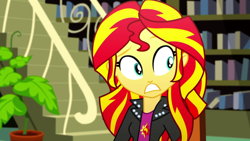 Size: 1920x1080 | Tagged: safe, derpibooru import, screencap, sunset shimmer, epic fails (equestria girls), eqg summertime shorts, equestria girls, solo