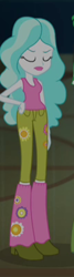 Size: 107x400 | Tagged: safe, derpibooru import, screencap, paisley, equestria girls, rainbow rocks, cropped