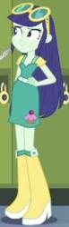 Size: 96x313 | Tagged: safe, derpibooru import, screencap, blueberry cake, better together, equestria girls, background human, cropped, hand on hip, solo