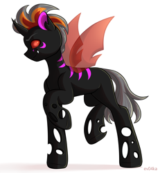 Size: 4000x4320 | Tagged: safe, artist:ev04ka, artist:ev04kaa, derpibooru import, oc, changeling, pony, rcf community, simple background, solo, white background