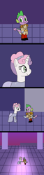 Size: 800x3200 | Tagged: safe, artist:platinumdrop, derpibooru import, spike, sweetie belle, dragon, comic, request, winged spike