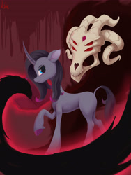 Size: 3543x4724 | Tagged: safe, artist:lin feng, derpibooru import, oleander, pony, unicorn, them's fightin' herds, book, magic