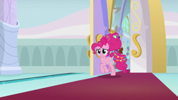 Size: 1920x1080 | Tagged: safe, derpibooru import, screencap, pinkie pie, earth pony, pony, the last problem, older, older pinkie pie, solo, trotting