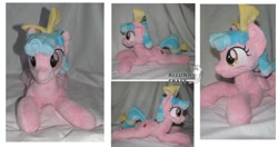 Size: 1024x539 | Tagged: safe, artist:allunacraft, derpibooru import, cozy glow, irl, photo, plushie