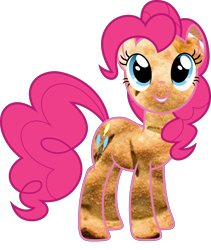 Size: 5000x5917 | Tagged: safe, derpibooru import, pinkie pie, earth pony, pony, food, pie, pun, simple background, solo, transparent background, visual pun