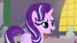 Size: 1920x1080 | Tagged: safe, derpibooru import, screencap, starlight glimmer, unicorn, the last problem, open mouth, proud, solo