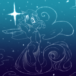 Size: 1500x1500 | Tagged: safe, artist:nika-rain, derpibooru import, oc, earth pony, pony, commission, cute, female, solo, stars