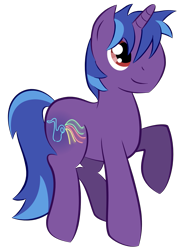 Size: 1173x1608 | Tagged: safe, artist:pokeponyaquabubbles, derpibooru import, oc, oc only, oc:blue jazz, unicorn, horn, looking up, simple background, solo, transparent background, unicorn oc