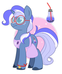 Size: 1000x1200 | Tagged: safe, artist:itstaylor-made, derpibooru import, oc, oc:bubble berry, pony, unicorn, female, glasses, mare, simple background, solo, transparent background