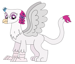 Size: 2852x2448 | Tagged: safe, artist:supahdonarudo, derpibooru import, queen novo, griffon, my little pony: the movie, griffonized, simple background, species swap, transparent background