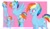 Size: 2048x1195 | Tagged: safe, artist:kyaptainkiddo, derpibooru import, rainbow dash, pegasus, pony, alternate hairstyle, bust, cute, dashabetes, female, flapping, flying, folded wings, mare, multeity, no pupils, portrait, puffed chest, smiling, solo, spread wings, wings