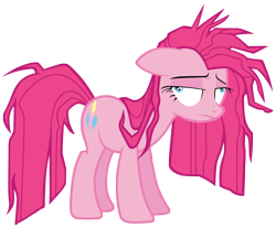 Size: 8500x7000 | Tagged: safe, artist:tardifice, derpibooru import, pinkie pie, earth pony, pony, yakity-sax, absurd resolution, depressed, female, mare, pinkamena diane pie, simple background, solo, transparent background, vector