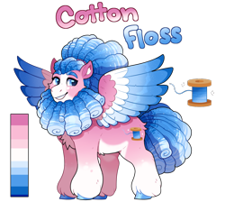 Size: 950x850 | Tagged: safe, artist:lastnight-light, derpibooru import, oc, oc:cotton floss, pegasus, pony, beard, colored wings, facial hair, male, multicolored wings, simple background, solo, stallion, transparent background, two toned wings, wings