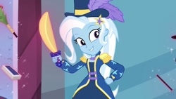 Size: 640x360 | Tagged: safe, derpibooru import, trixie, better together, equestria girls, street magic with trixie