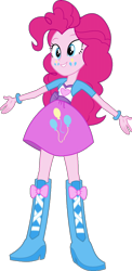 Size: 640x1312 | Tagged: artist needed, safe, derpibooru import, pinkie pie, earth pony, human, equestria girls, balloon, cutie mark, cutie mark on human, humanized, simple background, solo, transparent background