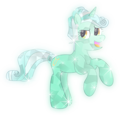 Size: 7000x6536 | Tagged: safe, artist:lincolnbrewsterfan, derpibooru exclusive, derpibooru import, lyra heartstrings, crystal pony, unicorn, .svg available, absurd resolution, alternate hairstyle, alternate tailstyle, crystallized, ear piercing, earring, female, hairband, jewelry, mare, piercing, rearing, simple background, smiling, solo, solo female, svg, transparent background, vector