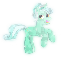 Size: 3045x2843 | Tagged: safe, artist:lincolnbrewsterfan, derpibooru exclusive, derpibooru import, lyra heartstrings, crystal pony, unicorn, .svg available, alternate hairstyle, alternate tailstyle, crystallized, ear piercing, earring, female, hairband, jewelry, mare, piercing, rearing, simple background, smiling, solo, solo female, svg, transparent background, vector