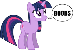 Size: 5143x3556 | Tagged: safe, derpibooru import, edit, twilight sparkle, unicorn twilight, pony, unicorn, meme, simple background, solo, speech bubble, transparent background