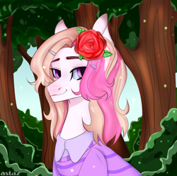 Size: 836x830 | Tagged: safe, artist:astaz, derpibooru import, earth pony, original species, complex background, male, nature, solo, tree