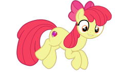 Size: 1920x1080 | Tagged: safe, artist:gmaplay, derpibooru import, apple bloom, earth pony, pony, growing up is hard to do, older, older apple bloom, simple background, solo, transparent background