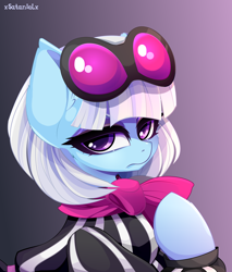 Size: 4500x5280 | Tagged: safe, artist:xsatanielx, derpibooru import, photo finish, earth pony, pony, absurd resolution, bust, ear fluff, female, looking at you, mare, rcf community, solo