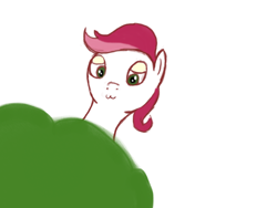 Size: 800x600 | Tagged: safe, derpibooru import, roseluck, bush, female, looking at you, simple background, solo, white background