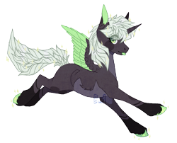 Size: 779x628 | Tagged: safe, artist:lunawolf28, derpibooru import, oc, oc:obsidiene, alicorn, pony, female, mare, simple background, solo, transparent background, two toned wings, wings