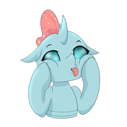 Size: 7000x7000 | Tagged: safe, artist:chedx, derpibooru import, ocellus, changedling, changeling, absurd resolution, cute, diaocelles, female, silly face, tongue out