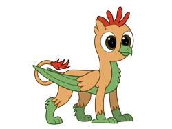 Size: 4032x3016 | Tagged: safe, artist:rainbowšpekgs, derpibooru import, oc, oc:steel crescent, griffon, 2021 community collab, derpibooru community collaboration, griffon oc, male, simple background, solo, transparent background