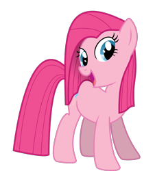 Size: 1024x1132 | Tagged: safe, artist:eagle1division, derpibooru import, pinkie pie, earth pony, pony, female, looking at you, mare, open mouth, pinkamena diane pie, simple background, solo, transparent background, vector