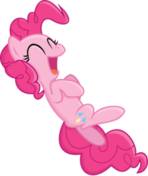 Size: 2247x2669 | Tagged: safe, artist:blueblitzie, derpibooru import, pinkie pie, earth pony, pony, female, laughing, mare, simple background, solo, transparent background, vector