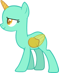 Size: 983x1216 | Tagged: safe, artist:pegasski, derpibooru import, oc, oc only, alicorn, pony, the washouts (episode), alicorn oc, bald, base, eyelashes, horn, simple background, smiling, solo, transparent background, two toned wings, wings