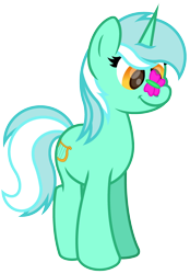 Size: 2386x3433 | Tagged: safe, artist:ponkus, derpibooru import, lyra heartstrings, butterfly, pony, unicorn, butterfly on nose, cute, female, insect on nose, mare, simple background, solo, transparent background