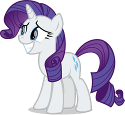 Size: 8612x7910 | Tagged: safe, artist:thatusualguy06, derpibooru import, rarity, pony, unicorn, honest apple, .svg available, absurd resolution, big grin, female, grin, mare, simple background, smiling, solo, transparent background, vector