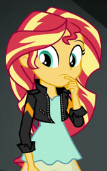 Size: 385x613 | Tagged: safe, derpibooru import, screencap, sunset shimmer, equestria girls, friendship games, cropped, solo