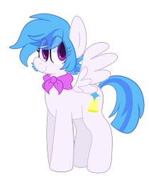 Size: 1367x1627 | Tagged: safe, artist:saveraedae, derpibooru import, oc, oc only, oc:double w, pegasus, bandana, cute, female, looking at you, simple background, smiling, solo, transparent background